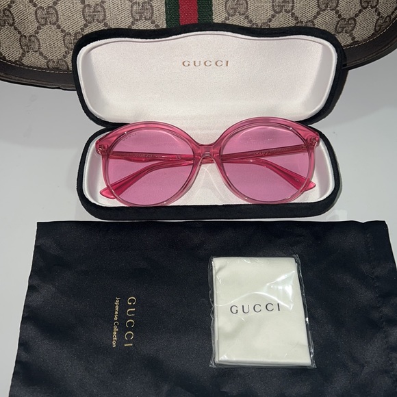 Gucci Accessories - Authentic Gucci Sunglasses Barbie pink oversized round iconic celebrity fashion